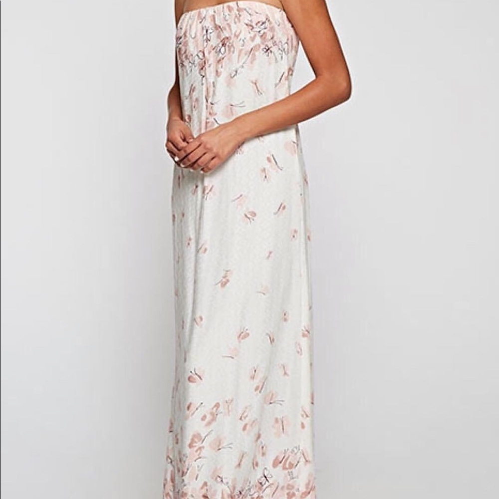 Love stitch butterfly print maxi nwt